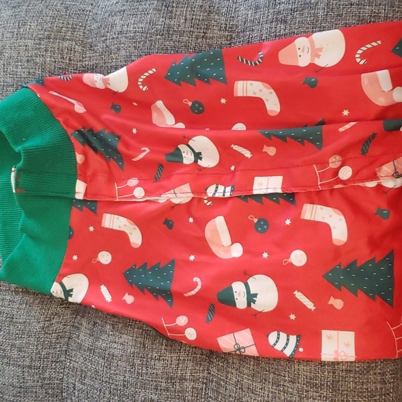 ASENKU Christmas Dog Onesie Pet Pajamas or Recovery Suit Size L - Picture 5 of 9